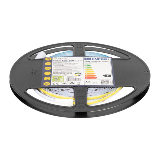 Bandă LED 24V COB 13W/m 6400K IP20 Rolă 5m - ERSTE