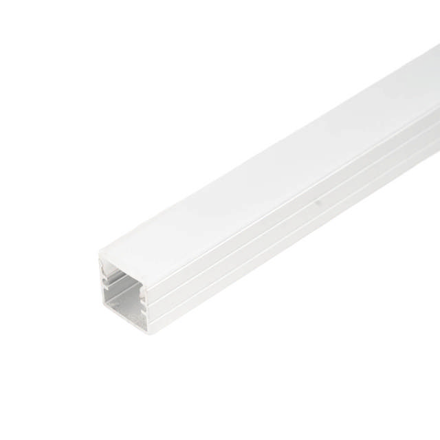 Profil aluminiu montaj PT Dispersor mat cu element capat de fixare 2m – ERSTE