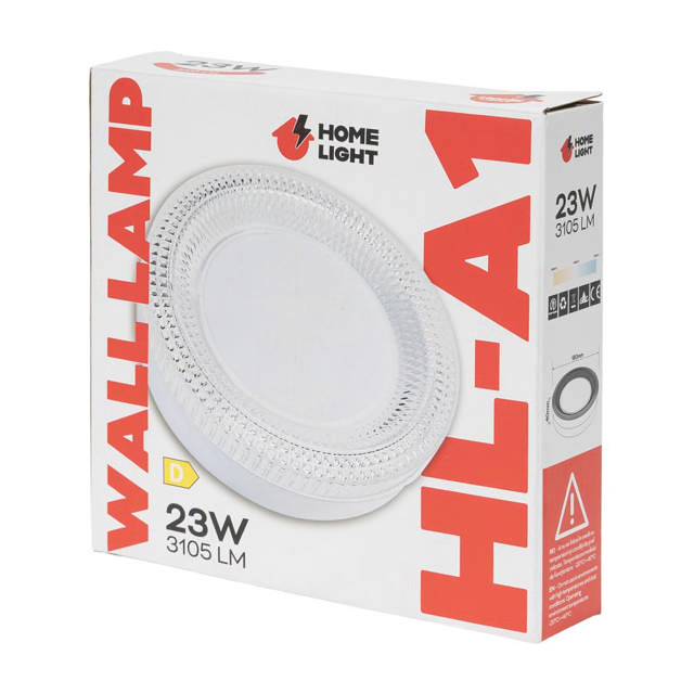 Aplica Viva rotund 22W 2816lm 6500K 18cm IP20, Homelight