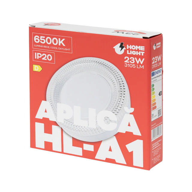 Aplica Viva rotund 22W 2816lm 6500K 18cm IP20, Homelight