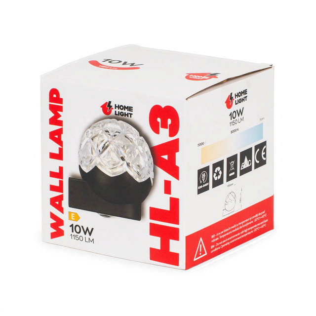 Aplica exterior A3 10W 1150lm 6500K IP44, Homelight
