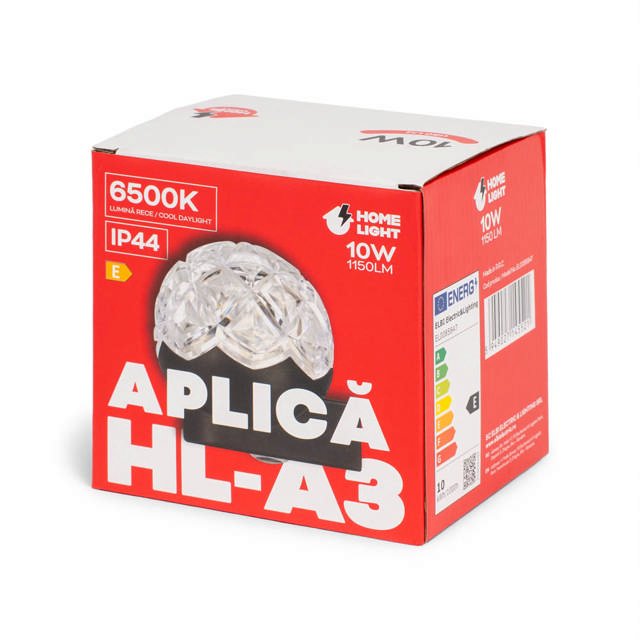 Aplica exterior A3 10W 1150lm 6500K IP44, Homelight