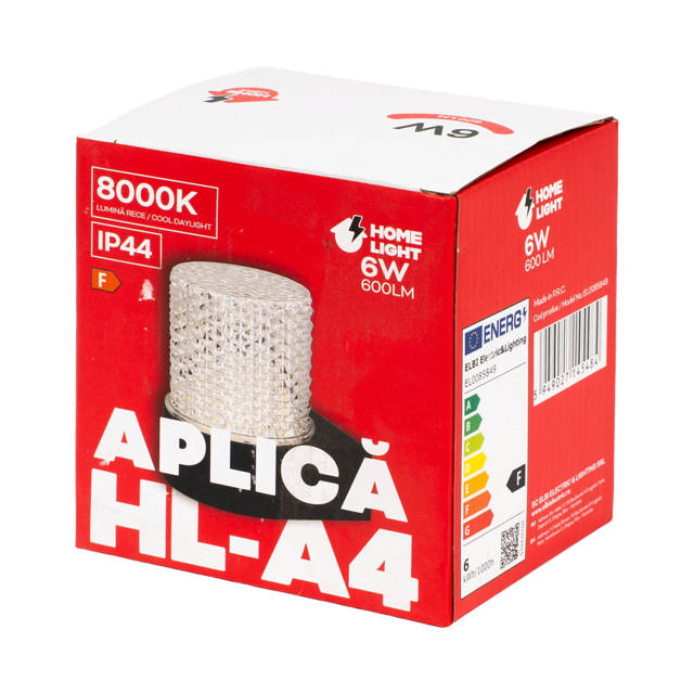 Aplica exterior A4 6W 600lm 8000K IP44, Homelight
