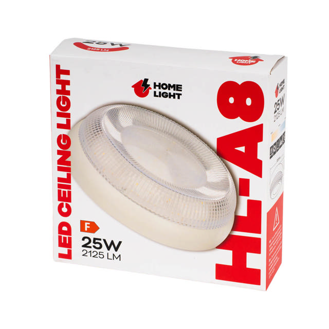 Plafoniera exterior A8 25W 2125M 8000K IP44, Homelight