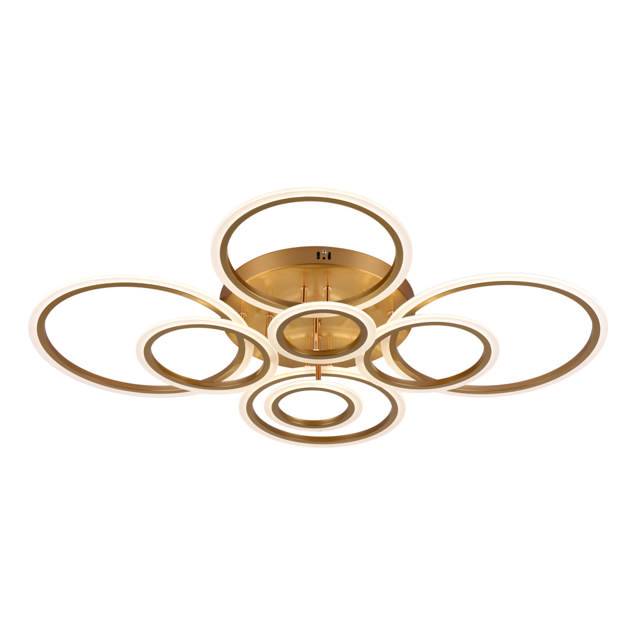 Lustră Glovy LED 125W 3CCT 7500lm auriu dimabilă - ERSTE