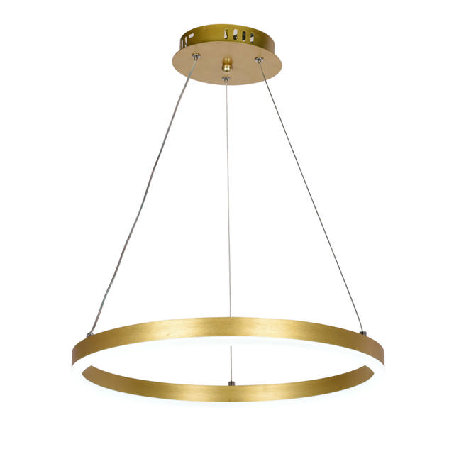 Pendul Rotund LED 30W 3CCT 2100lm IP20, auriu, Erste