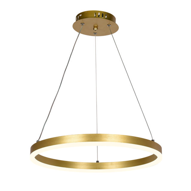 Pendul Rotund LED 30W 3CCT 2100lm IP20, auriu, Erste