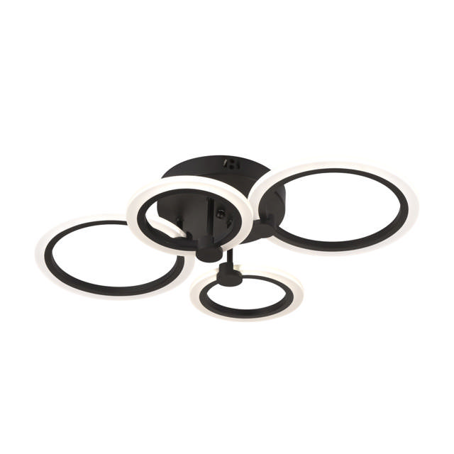 Lustra Urban LED 45W 3CCT 3150lm IP20, Negru, Erste