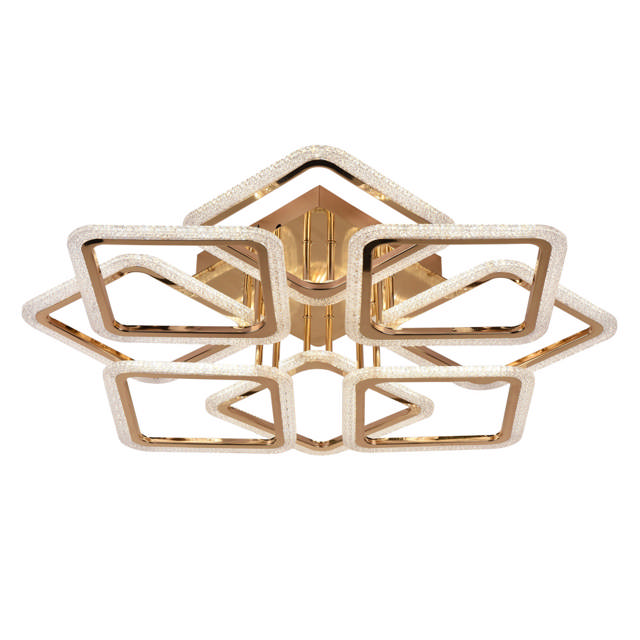 Lustra Veil LED 115W 3CCT 10925lm IP20, auriu, Erste