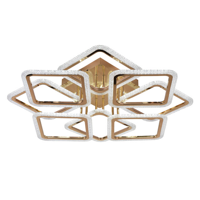 Lustra Veil LED 115W 3CCT 10925lm IP20, auriu, Erste