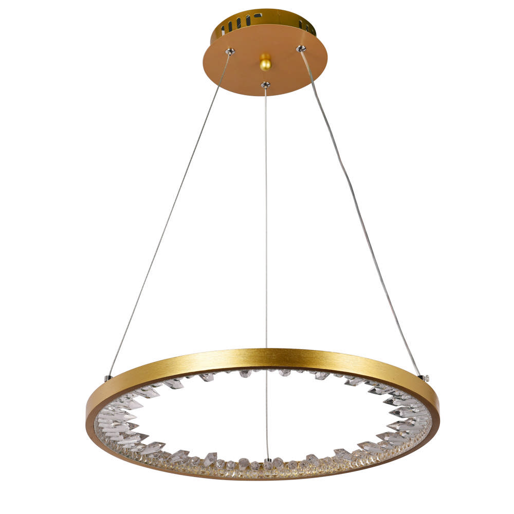 Pendul Linea LED 26W 3CCT 2080lm IP20, auriu, Erste