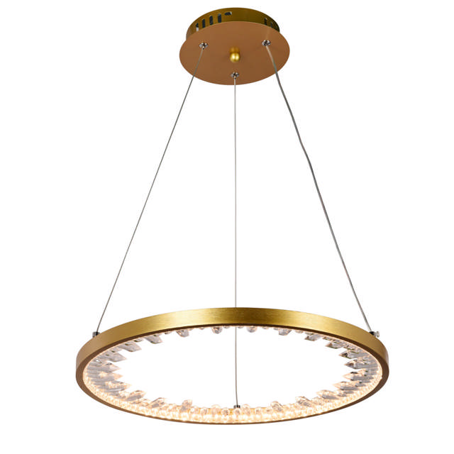 Pendul Linea LED 26W 3CCT 2080lm IP20, auriu, Erste