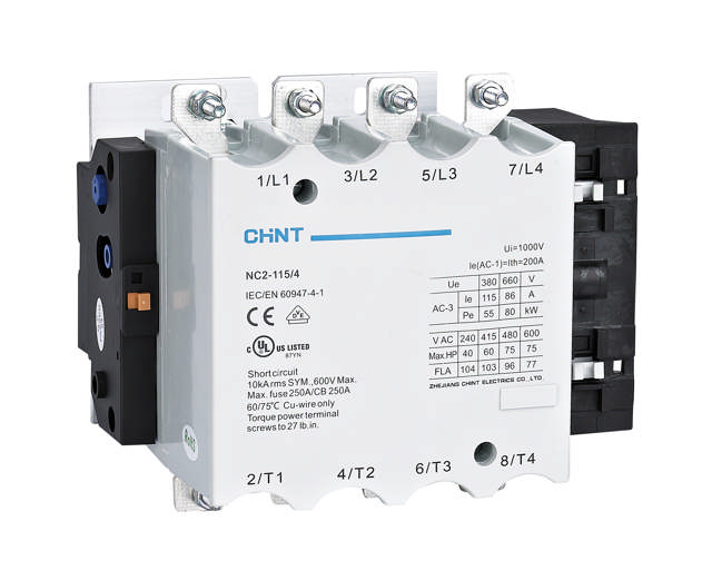 Contactor 150A 3P 230V AC 1NC+1NO, Chint