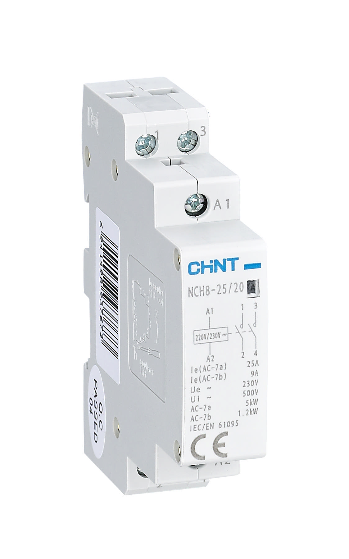 Contactor modular 25A 2NO 220/240, Chint