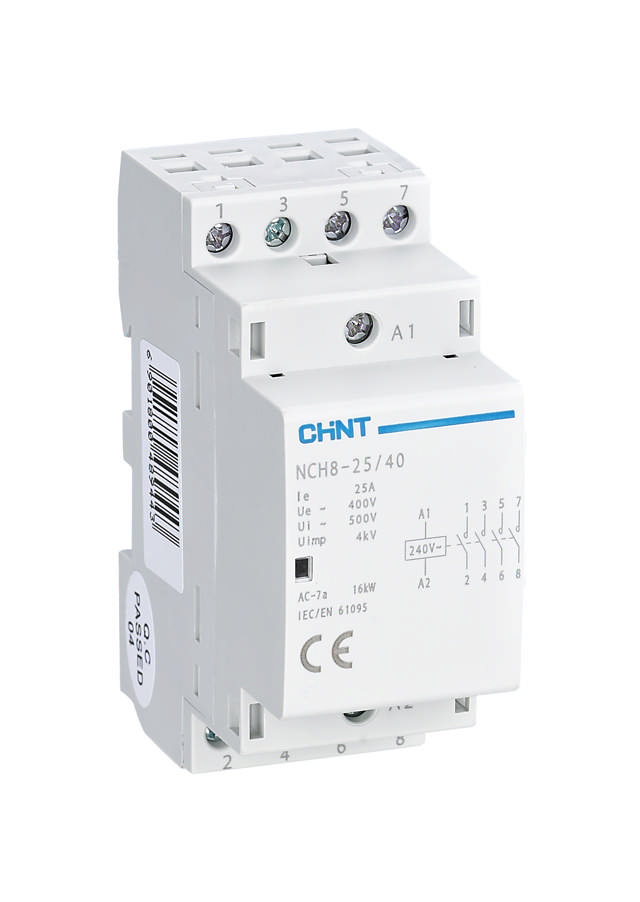 Contactor modular 25A 4NO 220/240, Chint