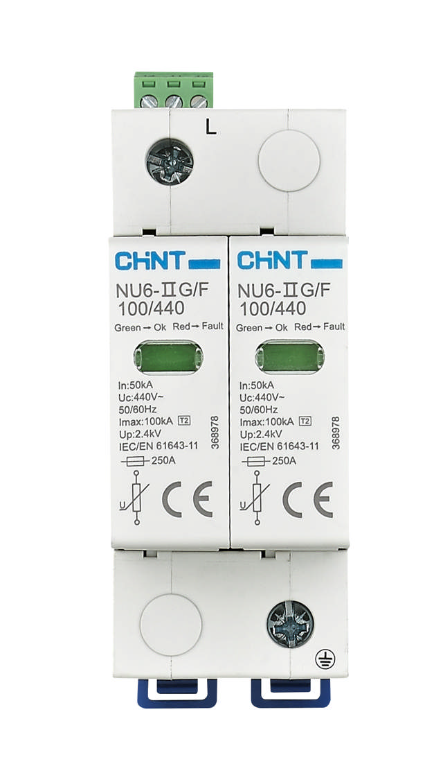 Descarcator 2P 20KA 275VAC clasa 2, Chint