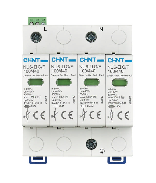 Descarcator 4P 20kA 275VAC clasa 2, Chint