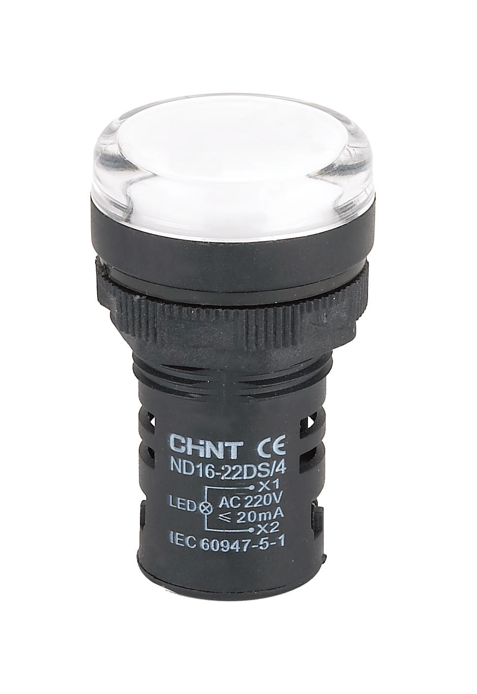 Lampa semnalizare usa 230VAC, verde, Chint