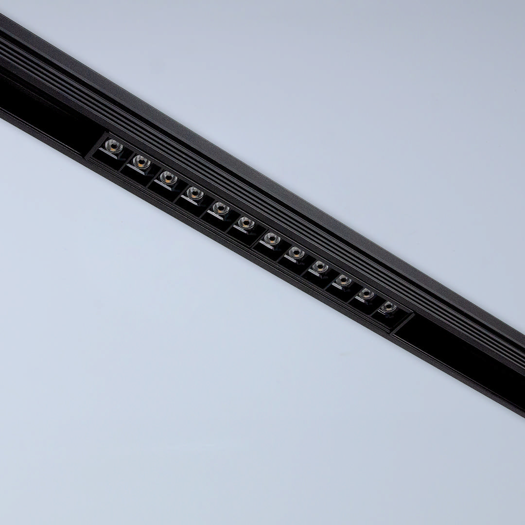 Spot sina magneto 4000K 12W 940LM, negru, Metsan