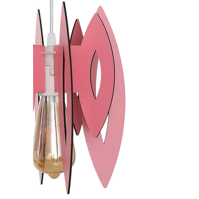 Pendul Elips Roz 1XE14 60W 70cm