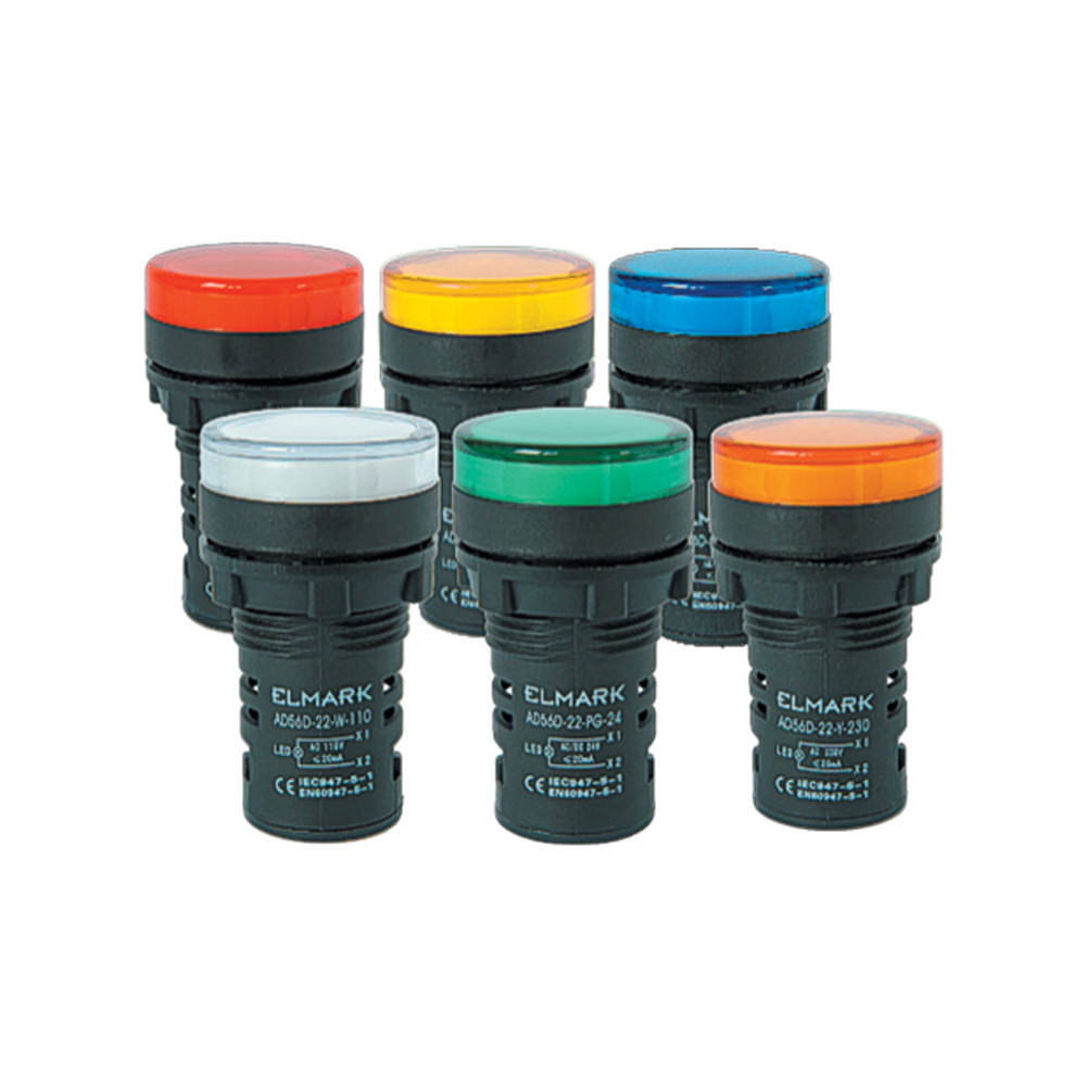 Lampă semnalizare 22MM 220VAC roșu – ELMARK | 401423