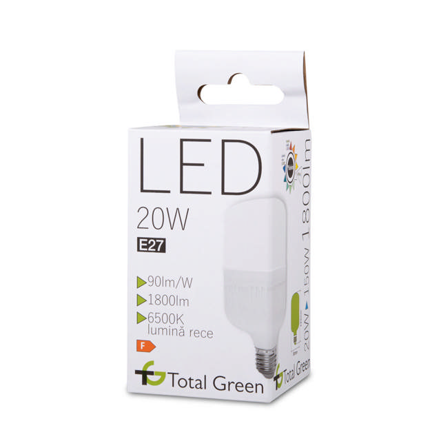 Bec LED 20W E27 6500K    