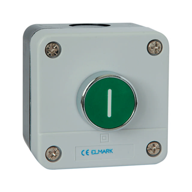 Buton Cu Revenire 1No Ip65 Verde – ELMARK | 401132
