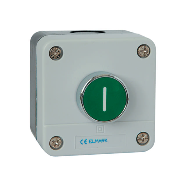 Buton Cu Revenire 1No Ip44 Verde – ELMARK | 401102