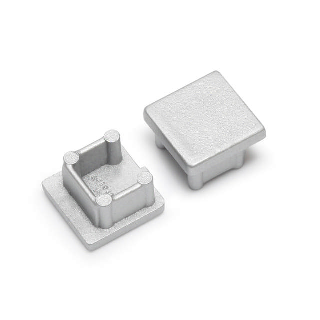 Element capăt Smart10 (2 buc) argintiu – TOPMET