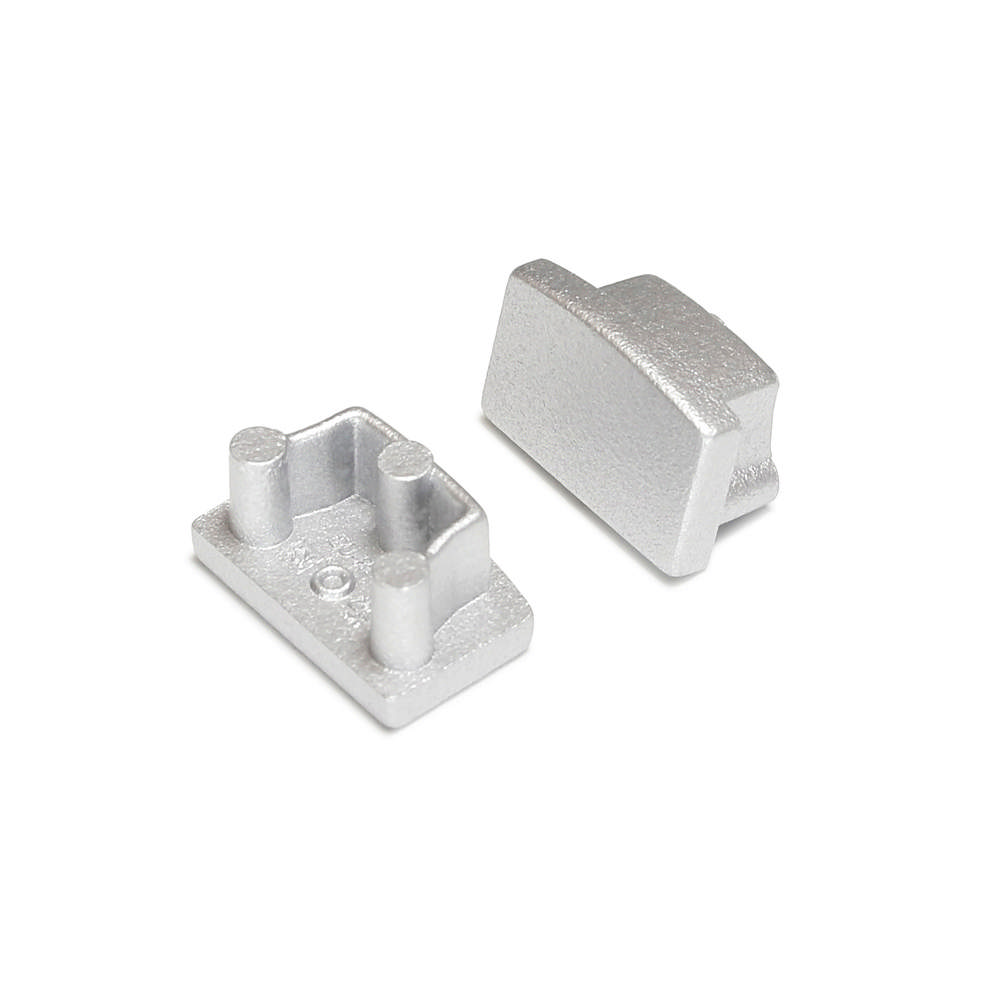 Element capăt Begtin12 (2 buc) argintiu – TOPMET