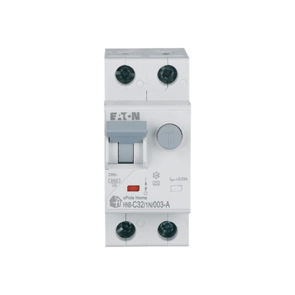 Diferențial RCBO 1P+N 32A 30mA 6kA curba C xPole Home – EATON