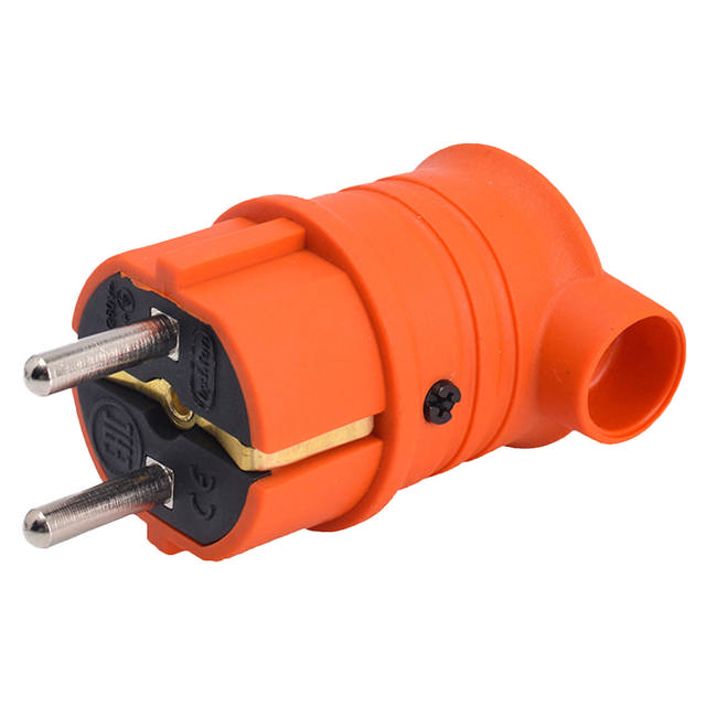 Stecher tip L cauciuc IP44, orange, Bylion