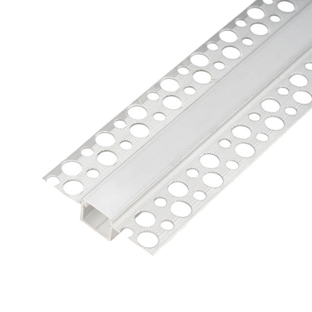 Profil aluminiu montaj ST CG Dispersor mat cu element capat de fixare 2m – ERSTE